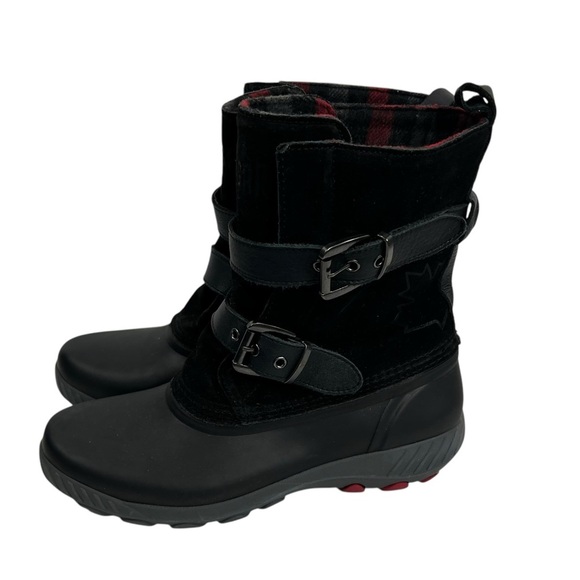 COUGAR Women's Maple Creek Waterproof Black Suede Duck Boots Size 9 - Picture 5 of 11